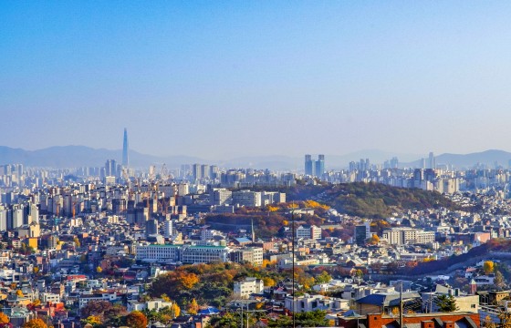 가을빛에 물든 서울 풍경