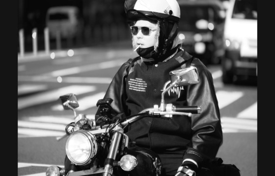 Small Break on Motorcycle